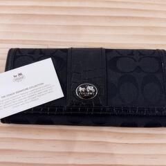 COACH　長財布　シグネチャーの画像
