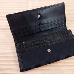 COACH　長財布　シグネチャーの画像