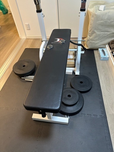 ベンチプレス、バーベルセット
