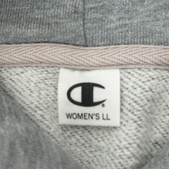 Champion チャンピオン レディース プルオーバー パーカー グレー LLの画像