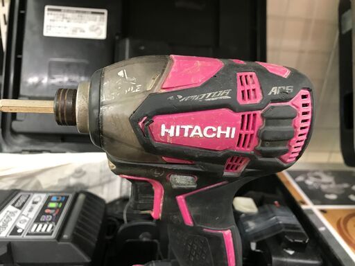 ✨?値下げ中?✨日立　中古　WH18DDL2　インパクトドライバ　18V　充電器/バッテリー×2/説明書✨うるま市田場✨