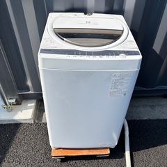 近隣配達無料 TOSHIBA 洗濯機 AW-6G9 6kg