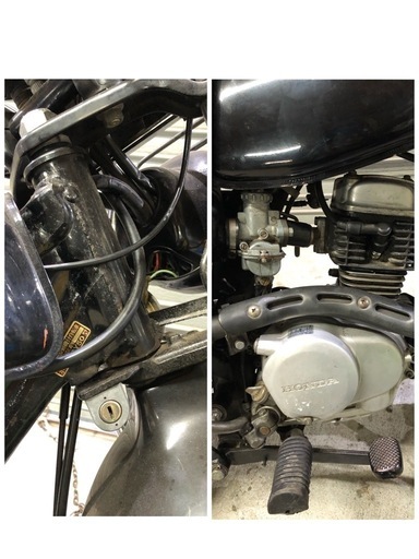 北海道旭川市発 HONDA R&P 50cc 原付 バッテリー新品付き CY50 約1871
