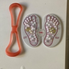 のびるフィットネストレーニングチューブと足ツボマッサージ