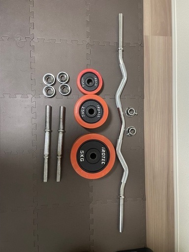 iROTEC製のダンベルプレートセット