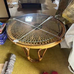 ラタン　テーブル
