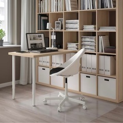 美品) IKEA LINNMON テーブル デスク 