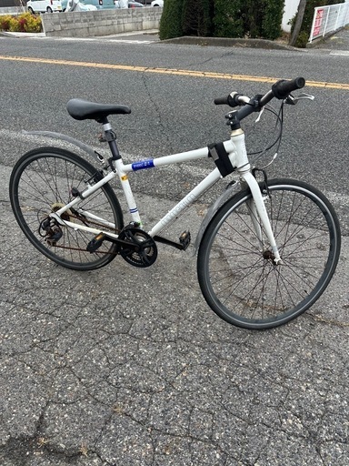 クロスバイク　ホワイト