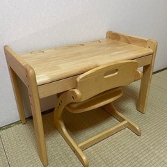 【美品】キッズデスク 大和屋 ブォーノアミーチェ　キッズチェア　...