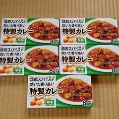 ★★★★★　未使用　特製カレー　5個セット　エスビー　中辛　焙煎スパイス　賞味期限26年３月　★★★★★の画像