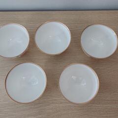 香蘭社　湯呑５客　木蓮　金彩の画像