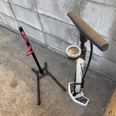 空気入れスタンドセット
