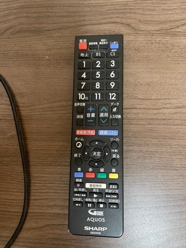 美品☆SHARP AQUOS 24型テレビ2T-C24DE 2022年製