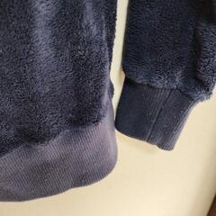 ネイビーのボア厚手パーカーМ〜Lサイズの画像
