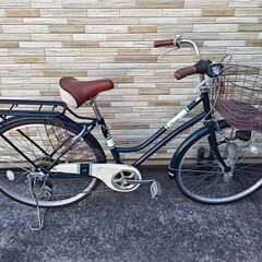 中古自転車 6段変速 26インチ LEDオートライト 軽整備済み...