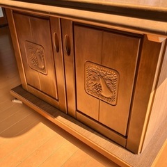 収納付きダイニングテーブル