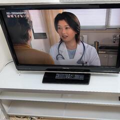 【お譲り先決定】TOSHIBA REGZA テレビ37型+テレビ台