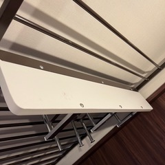 【決定】突っ張り棚 鏡セット　壁面 ウォールラック  ウォールシェルフ の画像