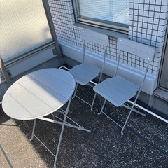 IKEA屋外用テーブルセット