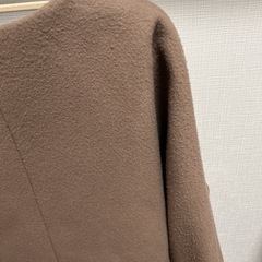 【定価3万】URBAN RESEARCH アーバンリサーチ ノーカラーコクーンコート モカ　ブラウン の画像