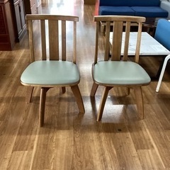 椅子（2脚セット） 【町田市再生家具】 243005