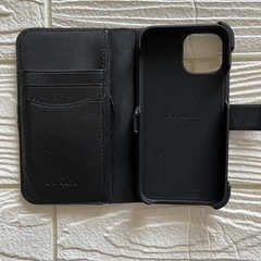コーチCOACHシグネチャーiPhone13mini手帳型ケース&定期入れの画像