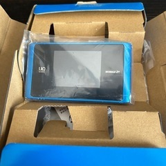 中古動作品 NEC Speed Wi-Fi NEXT WX04 NAD34SLU アクアブルー WiMAX2+ルーターの画像