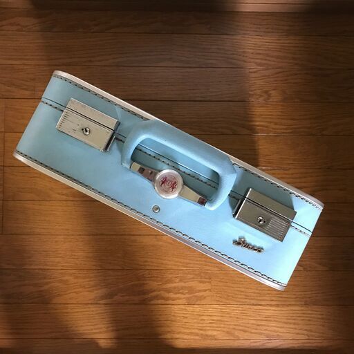 ◇発送のみ対応◇水色トランク 1点 SUNCO サンコー 昭和レトロ