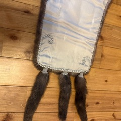 ブルーアイリスミンク ストール 商品タグ付 米国原産 縫製日本の画像