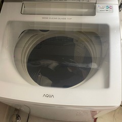 AQUA 洗濯機 縦型全自動 AQW-GV100H (10.0kg/ホワイト) の画像