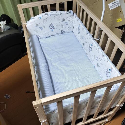 未使用に近い ベビーベッド