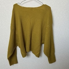 INGNI マスタード Vネックニットの画像