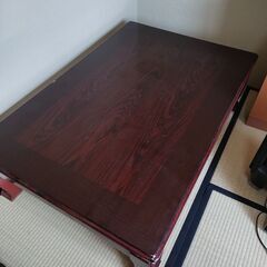 こたつ 横120 奥行き80 高さ37