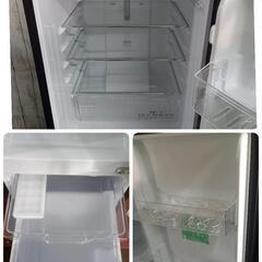 【美品】Hisence ハイセンス 冷蔵庫 154L 2ドア HR-G1501EM ミラー 2021年製 一人暮らし 洗浄・除菌済みの画像