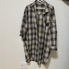 チェックシャツロング　ベティちゃんの画像