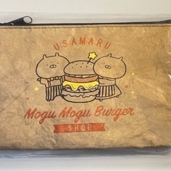 【未使用】一番くじ　うさまる ~もぐもぐバーガーショップ~ D賞 テイクアウト風ポーチ★の画像