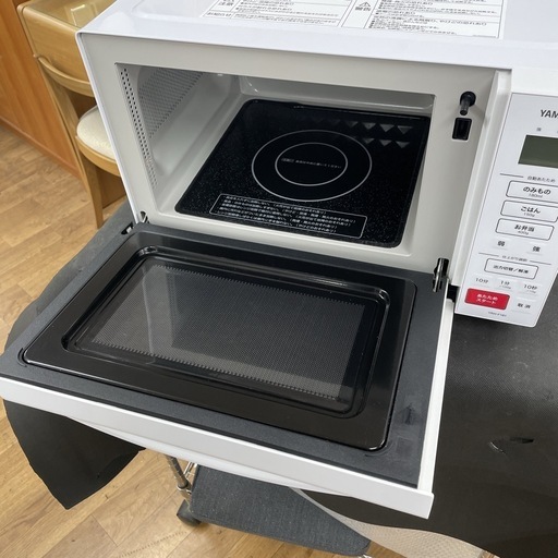 R229 ☀️ YAMAZEN フラット電子レンジ 650Ｗ (18L ヘルツフリー) 20年製 YRH-F181 ⭐ 動作確認済 ⭐ クリーニング済 R229 ☀️ YAMAZEN フラット電子レンジ 650W (18L ヘルツフリー) 20年