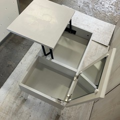 ⭐️ドレッサー デスク おしゃれ ローデスク コスメ 昇降 テーブル 作業台 幅80cm ロータイプ 鏡台 化粧台 の画像