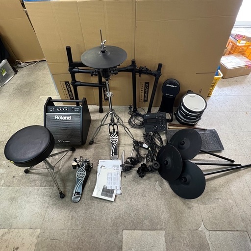 動作品 ローランド td-27sc  電子ドラム PM-100　アンプ