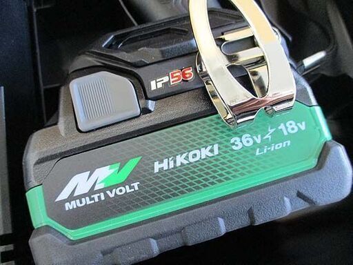 未使用 HiKOKI ハイコーキ 18V コードレスインパクトドライバー WH18DC(XCBZ) 黒 マルチボルトバッテリ1個(2.5Ah) 充電器 ケース 札幌