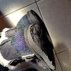 【HARRIS TWEED】ムートンブーツの画像
