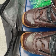 【０円　子ども用　スノボ130cm　ブーツ23cm】の画像