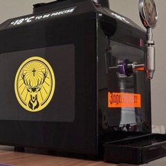 非売品 メーカー公式 店舗 酒類冷却サーバー イエガーマイスター 試験管 バーマット付　インテリアの画像