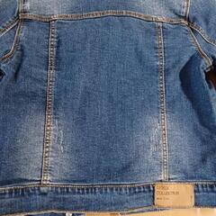 ZARA/ザラキッズ/女の子/ダメージ加工/デニムジャケット/Gジャン/128㎝の画像