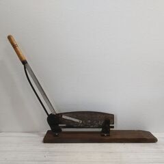 カマキ式/藁切り/わら切り/押し切り/農具/古民具/切断機/押切機/農機具/昭和レトロ/ C0EM0205 の画像