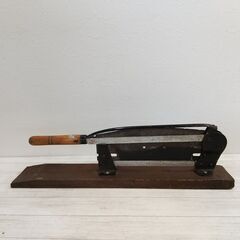 カマキ式/藁切り/わら切り/押し切り/農具/古民具/切断機/押切機/農機具/昭和レトロ/ C0EM0205 の画像