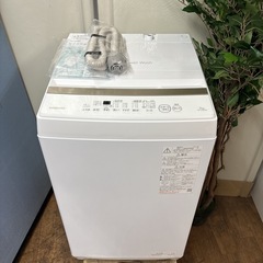 I393 🌈 ジモティー限定価格！ 2023年製の美品♪ TOSHIBA 洗濯機 （7.0㎏） ⭐ 動作確認済 ⭐ クリーニング済の画像