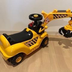 乗用玩具　ユンボ の画像