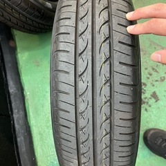 国産タイヤ新品！新型NBOXから取り外し4本セット！の画像