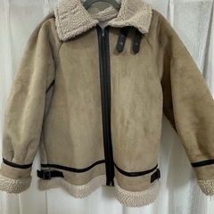 GRL スエードXボアムートンジャケット[fo1380] ベージュ